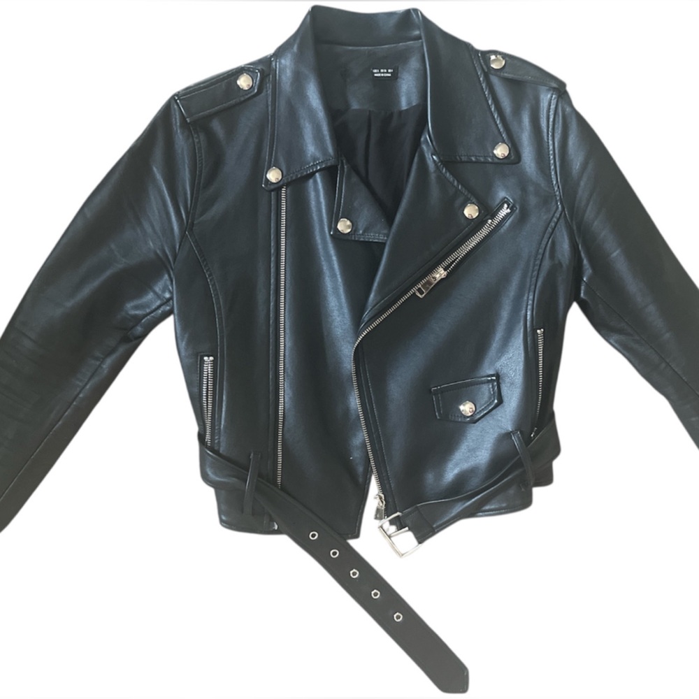 😍ASOS Black Biker Jacket